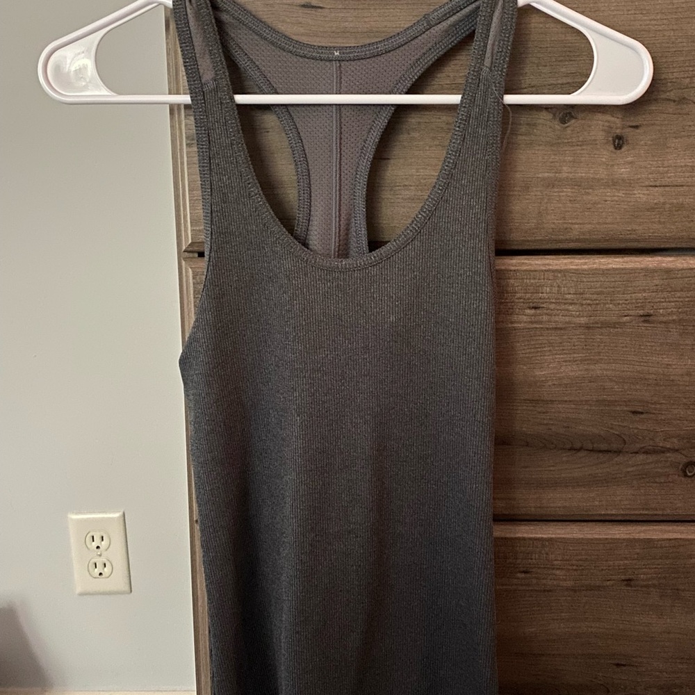 Under Armour Grey Ribbed Tank - small